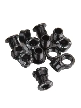 Box One Cr-Mo Chainring Bolts 15 pcs Black